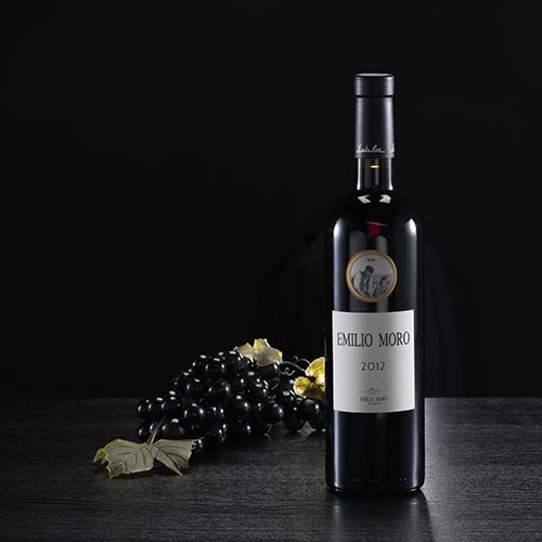 Ampolla de vi negre Emilio Moro, D.O: Ribera del Duero