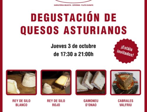Degustación de quesos asturianos en Xarcuteria Ferran